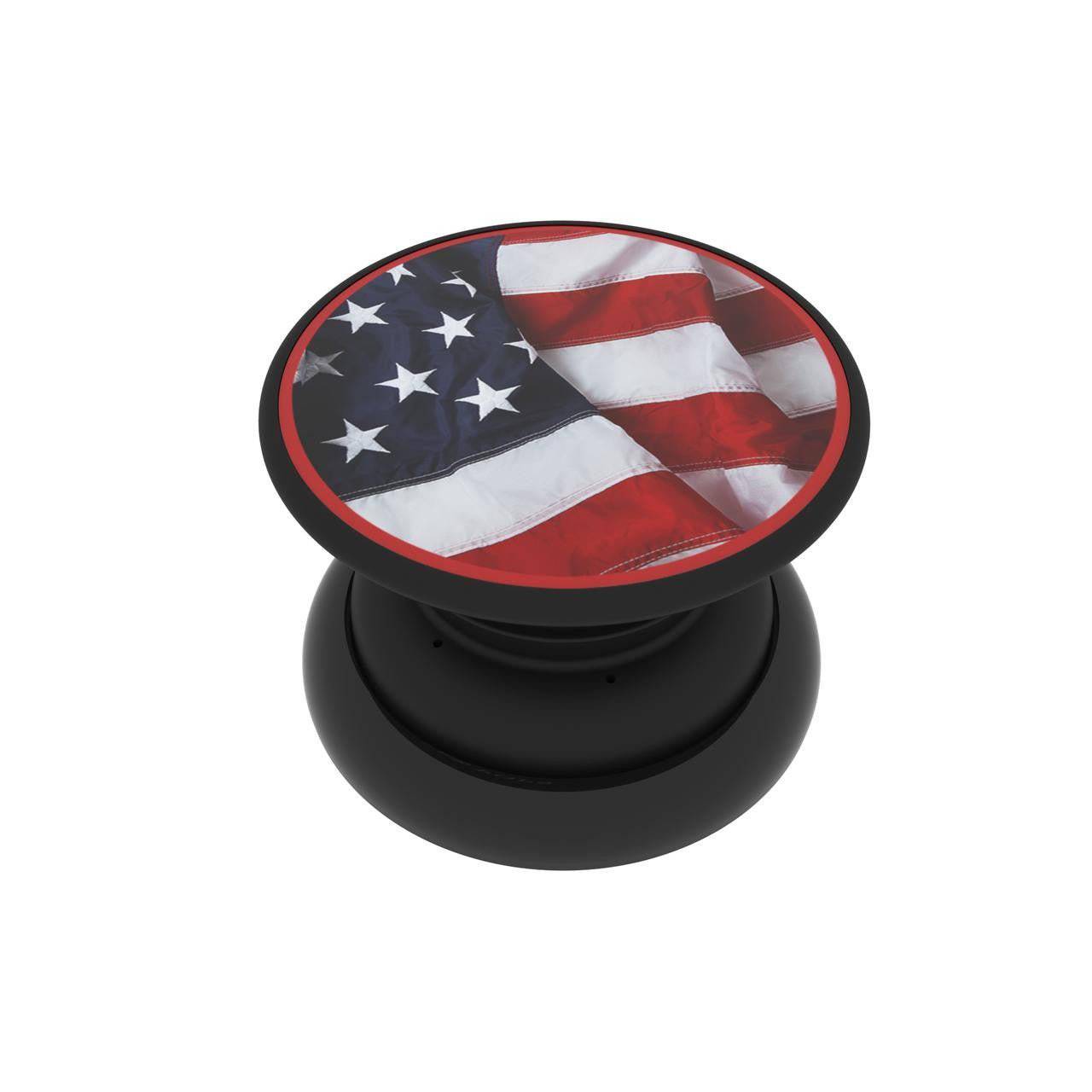 Magnetic phone grip and Stand Built in Magnets (USA FLAG) - FAB š§² POPSĀ®