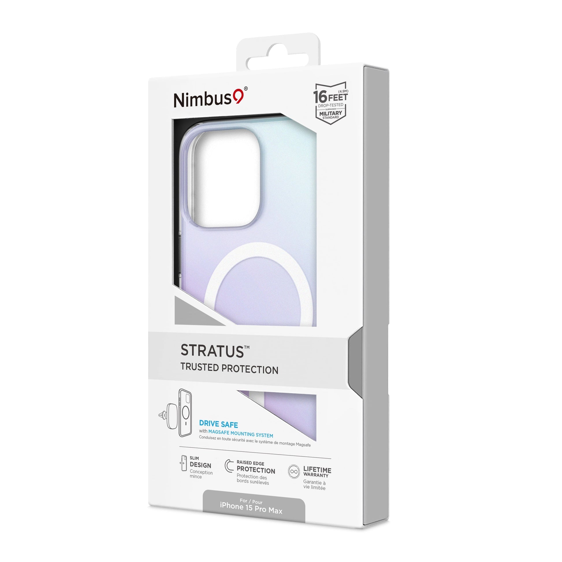 Nimbus9 Stratus iPhone 15 Pro Max MagSafe Case - Frost - FAB š§² POPSĀ®