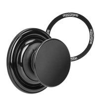 FAB POPS Snap-On Magnetic Phone Grip and adhesive magnetic ring, black