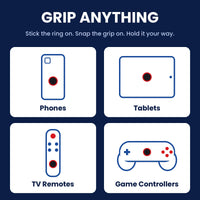 FAB POPS Snap-On grip for phones, tablets, TV remotes and game controllers