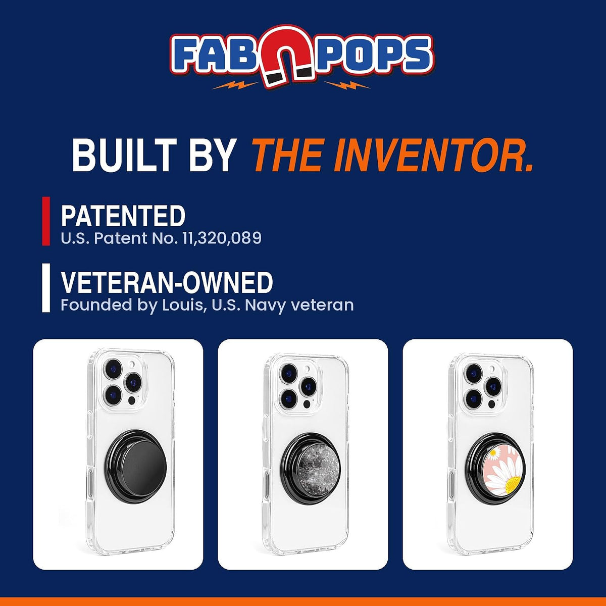 FAB POPS ANYWHERE MAX built by the inventor, patented design