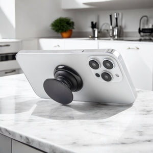 FAB POPS® Magnetic Phone Grip – Black (Adhesive Version) - FAB 🧲 POPS® Phone Grip # #