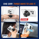 FAB POPS ANYWHERE MAX snaps onto the magnetic ring on any phone