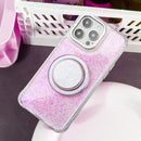 FAB POPS Pink Glitter Magnetic Phone Grip + Stand (Adapter Plate Included) - FAB POPS®  # # #