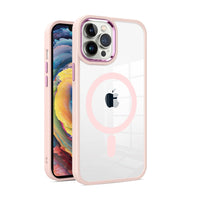 FAB POPS iPhone 15 Pro Max Clear Magsafe Hybrid Phone Case - Pink - FAB 🧲 POPS®