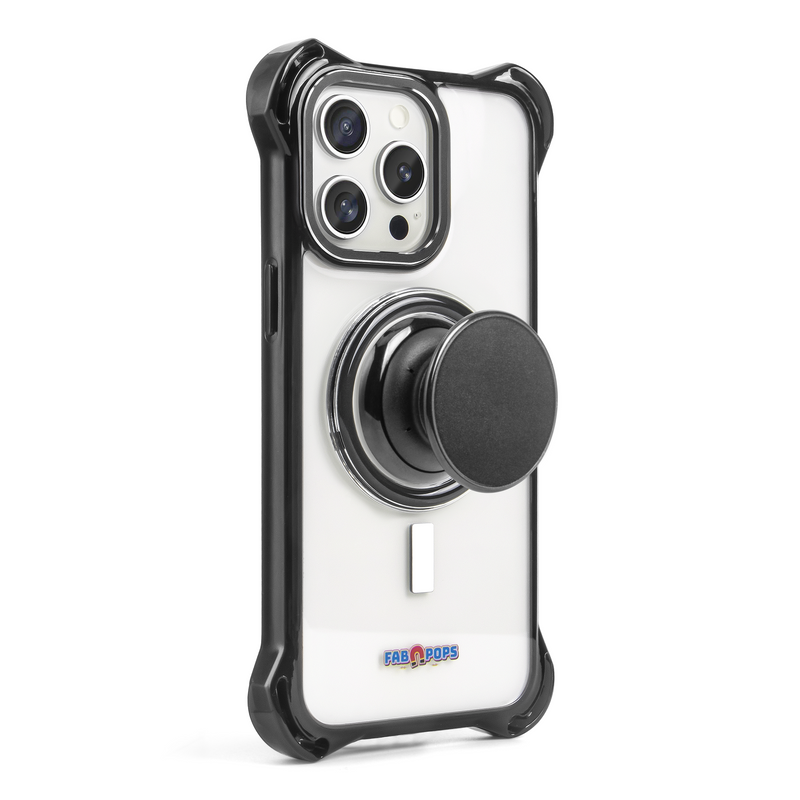 FAB POPS Magnetic Phone Grip and Case for iPhone 15 PRO Max - MagSafe