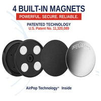 FAB POPS Anywhere Grip has 4 built-in magnets