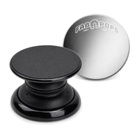 FAB POPS Anywhere Grip, black magnetic phone grip with included Anywhere Disc