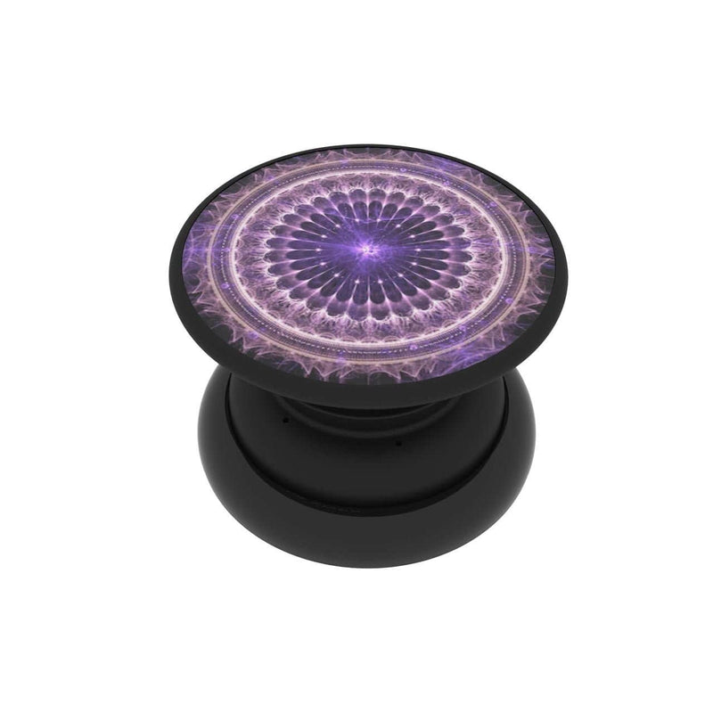 Magnetic Phone Grip and Stand built in magnets (Purple Mandala)