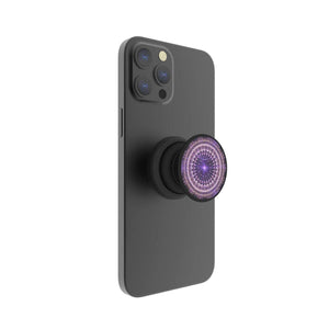 Magnetic Phone Grip and Stand built in magnets (Purple Mandala) - FAB 🧲 POPS®  # #