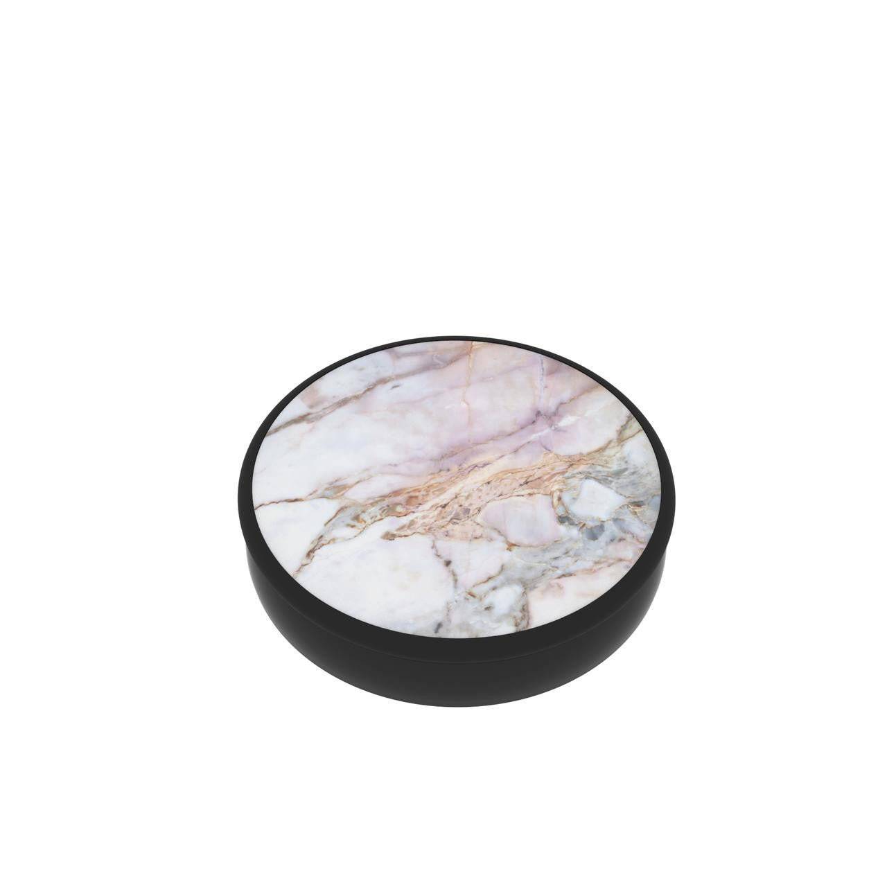 Magnetic Phone Grip and Stand Built in Magnets (Rose Gold Marble)
