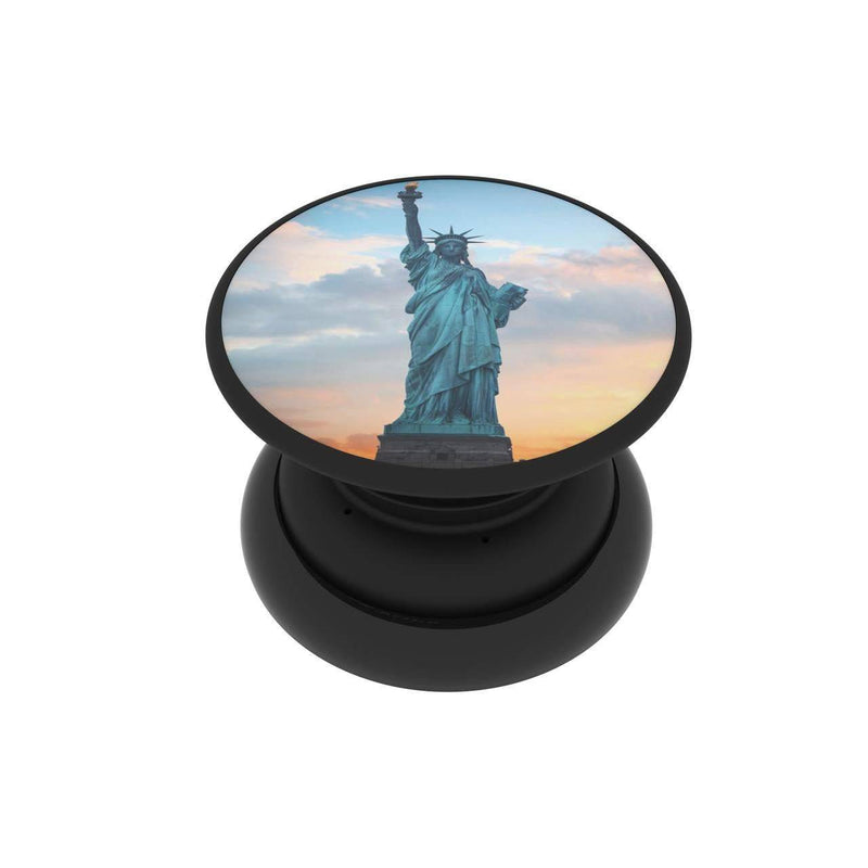 FAB POPS® Magnetic Phone Grip & Stand with Built-In Magnets (Statue of Liberty)