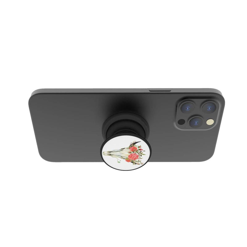 Magnetic Phone Grip and Stand Built in Magnets (Steer Skull)