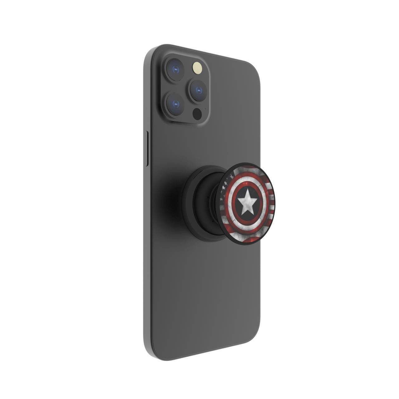 Magnetic Phone Grip and Stand with Built in Magnets (American Shield) - FAB 🧲 POPS®