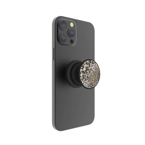 Magnetic Phone Grip and Stand with built in magnets (Cheetah) - FAB 🧲 POPS®  # #