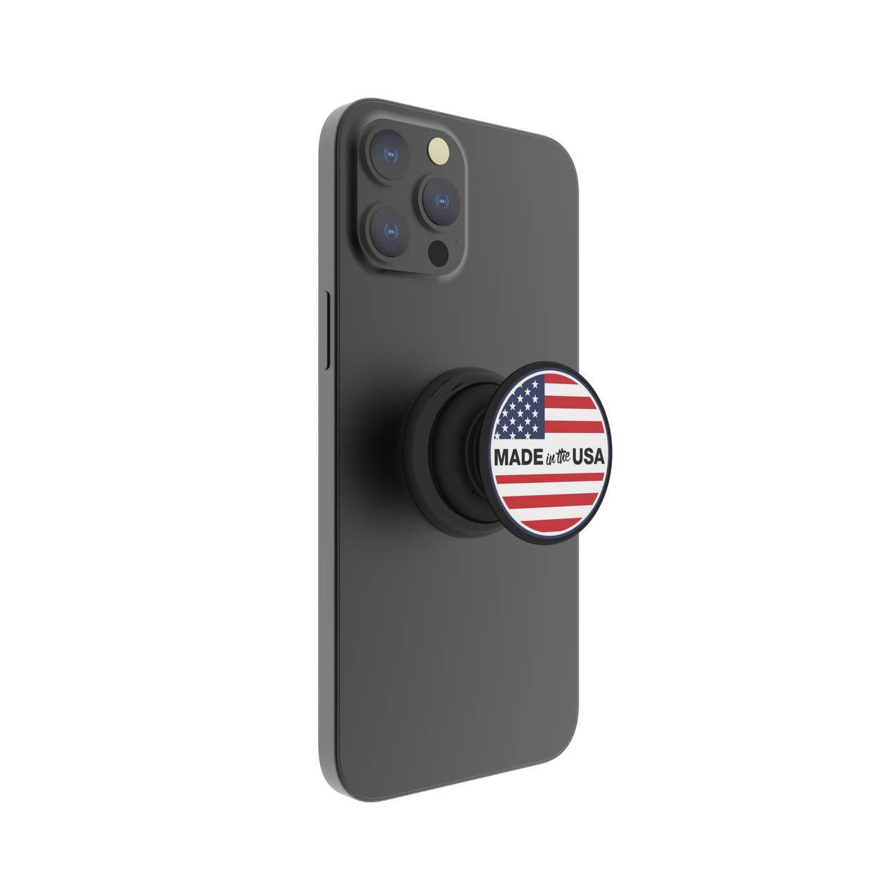 Magnetic Phone Grip and Stand with built in magnets (Made in the USA)