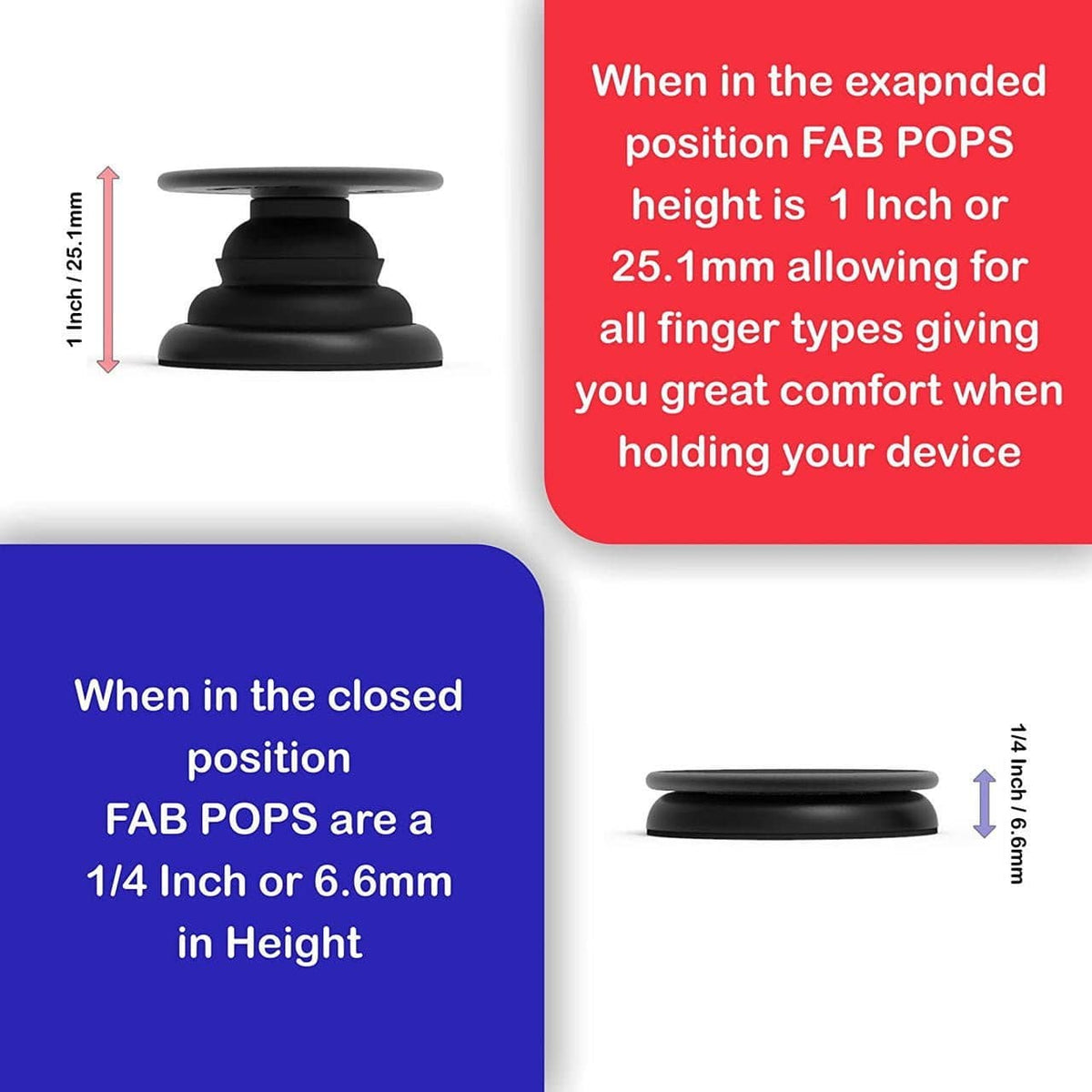 FAB POPS® Magnetic Phone Grip – Purple - FAB POPS® Phone Grip # # #