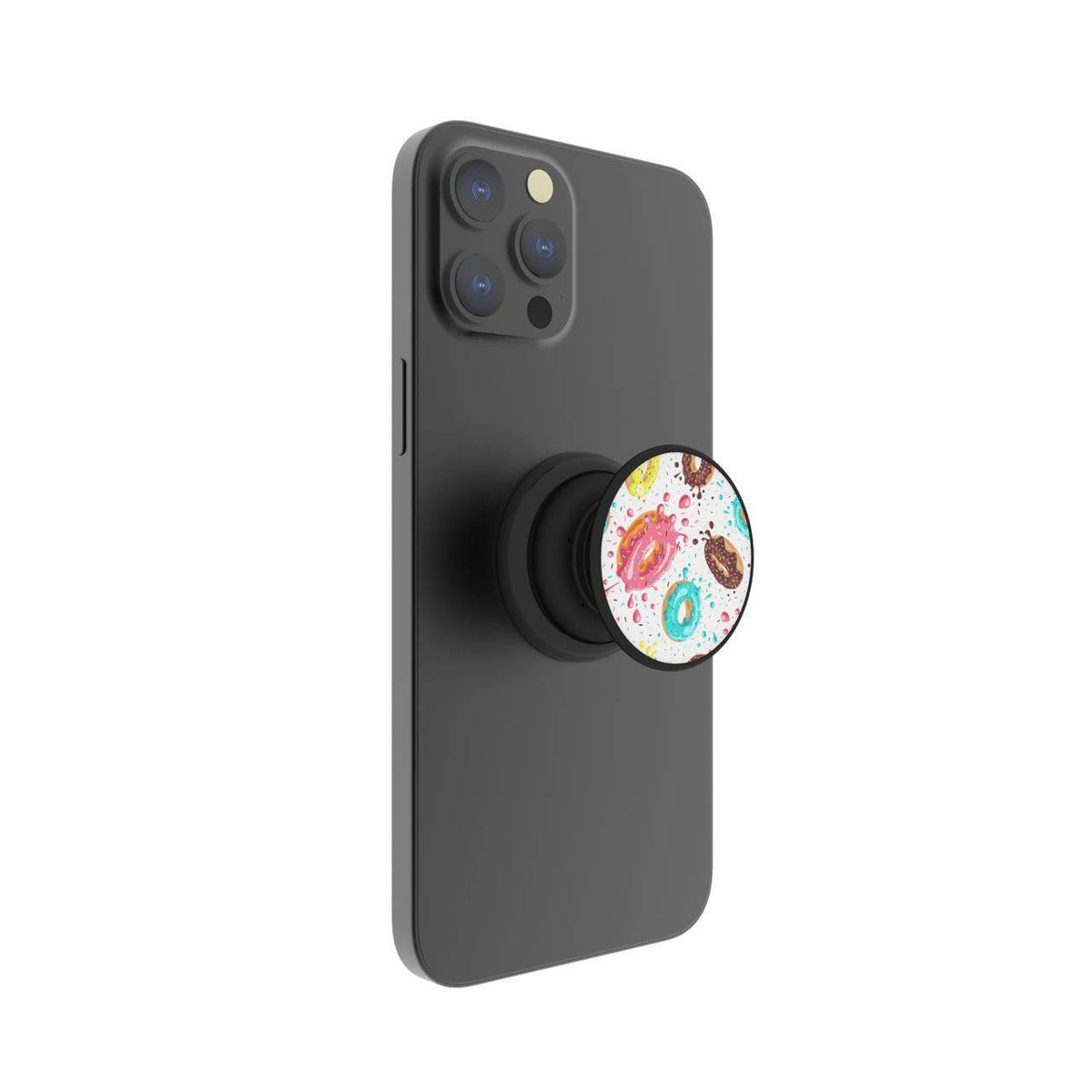 FAB POPS Magnetic Phone Grip and Stand with Built-In Magnets, Donuts