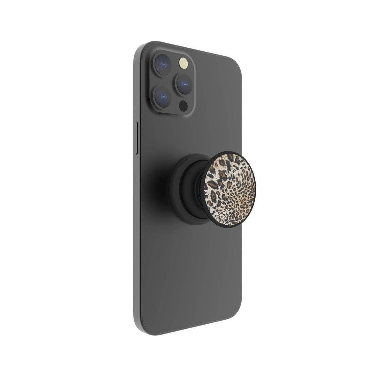 FAB POPS Magnetic Phone Grip and Stand with Built-In Magnets, Cheetah