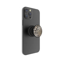 FAB POPS Magnetic Phone Grip and Stand with Built-In Magnets, Cheetah