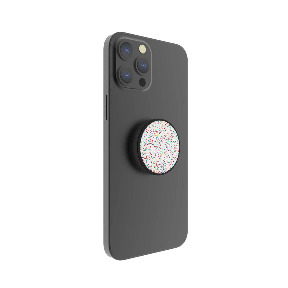 FAB POPS Magnetic Phone Grip and Stand with Built-In Magnets, Polka Dots
