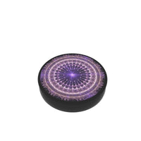 FAB POPS Magnetic Phone Grip and Stand with Built-In Magnets, Purple Mandala