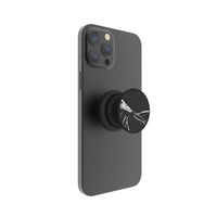 FAB POPS® Magnetic Phone Grip & Stand | Built-In Magnets (Black-White Marble) - FAB POPS®  # # #
