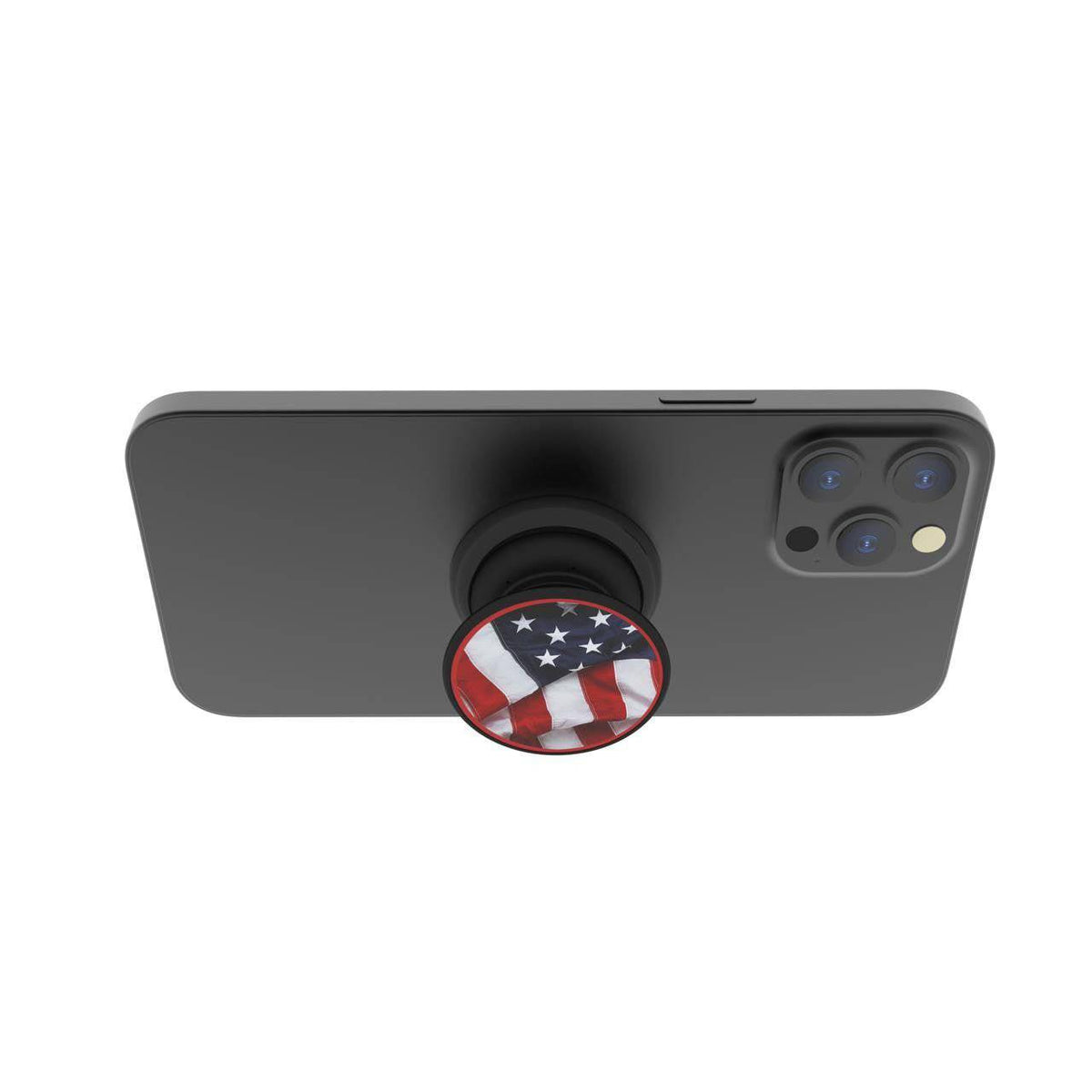 FAB POPS Magnetic Phone Grip and Stand with Built-In Magnets, USA Flag