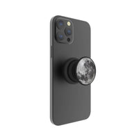 FAB POPS Magnetic Phone Grip and Stand with Built-In Magnets, Moon