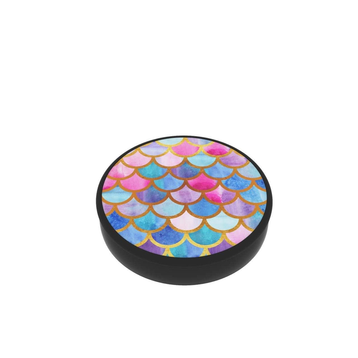 FAB POPS Magnetic Phone Grip and Stand with Built-In Magnets, Mermaid Scales