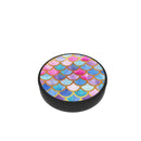 FAB POPS Magnetic Phone Grip and Stand with Built-In Magnets, Mermaid Scales
