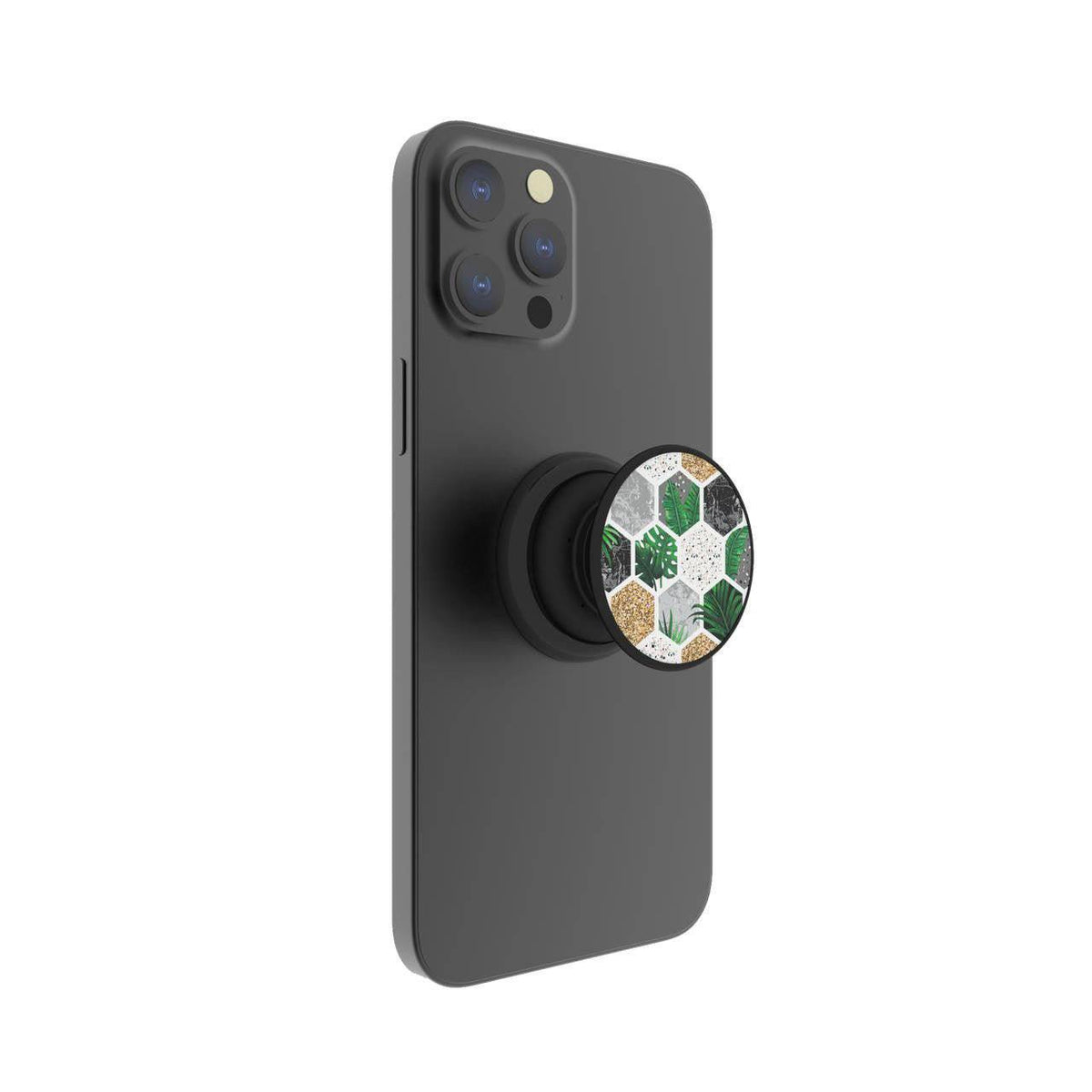 FAB POPS Magnetic Phone Grip and Stand with Built-In Magnets, Tropical