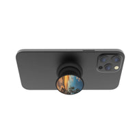 FAB POPS Magnetic Phone Grip and Stand with Built-In Magnets, Sunset Edition