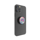 FAB POPS Magnetic Phone Grip and Stand with Built-In Magnets, Mermaid Scales