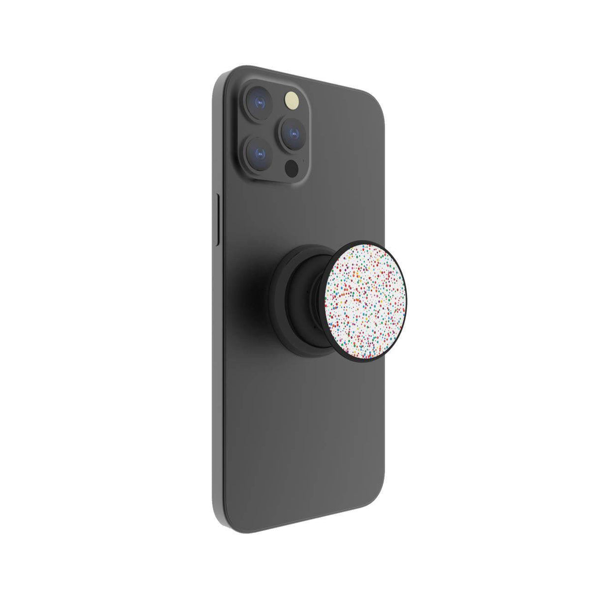 FAB POPS Magnetic Phone Grip and Stand with Built-In Magnets, Polka Dots