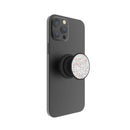 FAB POPS Magnetic Phone Grip and Stand with Built-In Magnets, Polka Dots