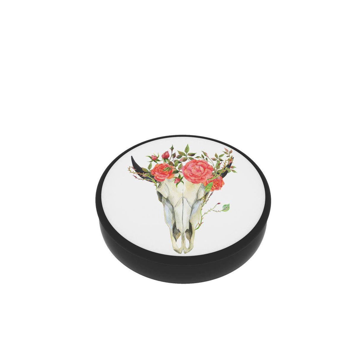 FAB POPS Magnetic Phone Grip and Stand with Built-In Magnets, Steer Skull