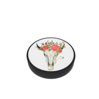 FAB POPS Magnetic Phone Grip and Stand with Built-In Magnets, Steer Skull