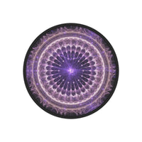FAB POPS Magnetic Phone Grip and Stand with Built-In Magnets, Purple Mandala