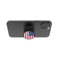 FAB POPS Magnetic Phone Grip and Stand with Built-In Magnets, American Flag