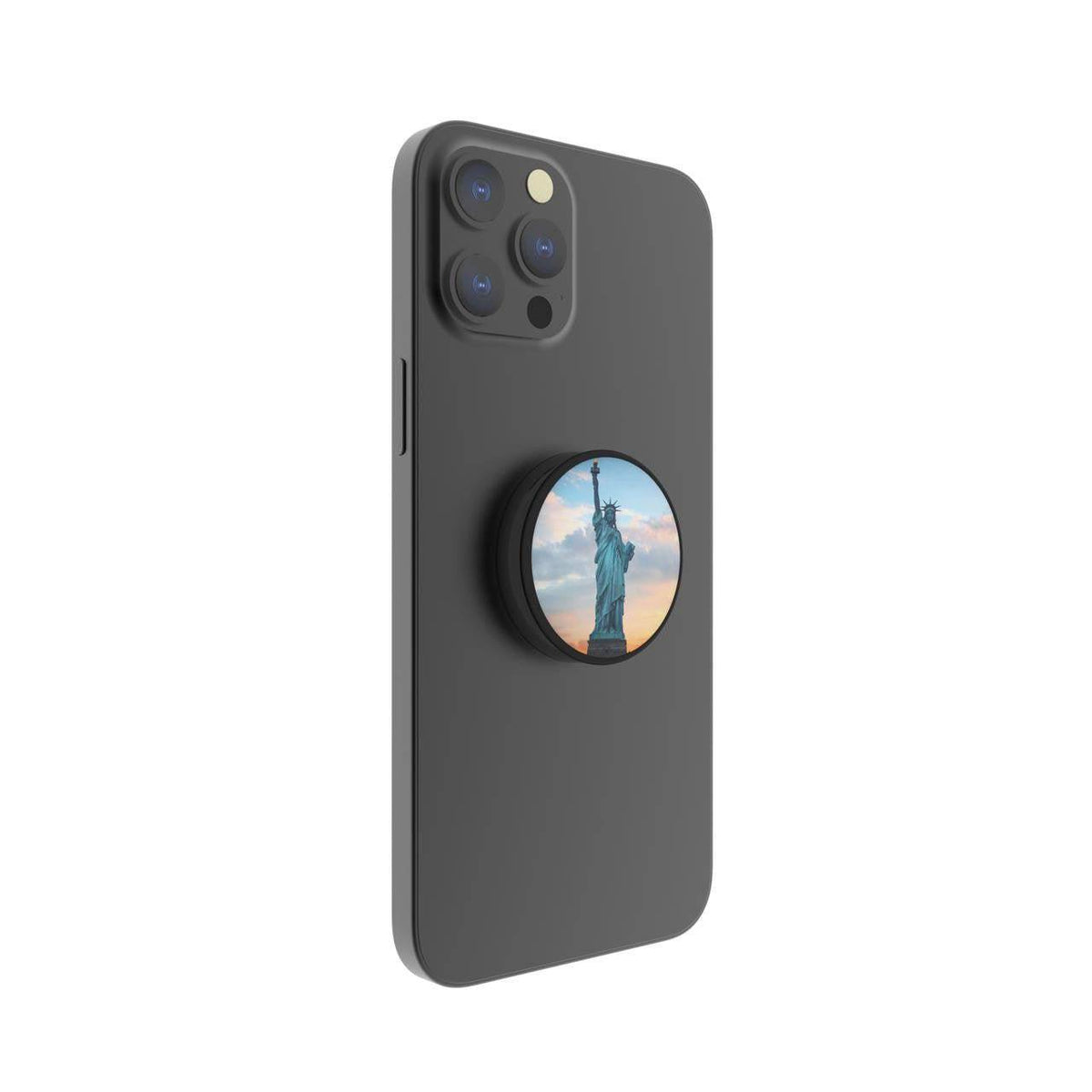 FAB POPS Magnetic Phone Grip and Stand with Built-In Magnets, Statue of Liberty
