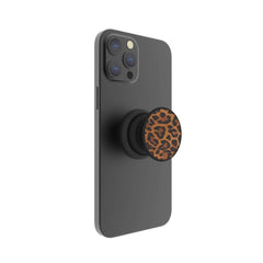 Magnetic phone grip and Stand built in magnets (leopard) - FAB POPS®  # # #