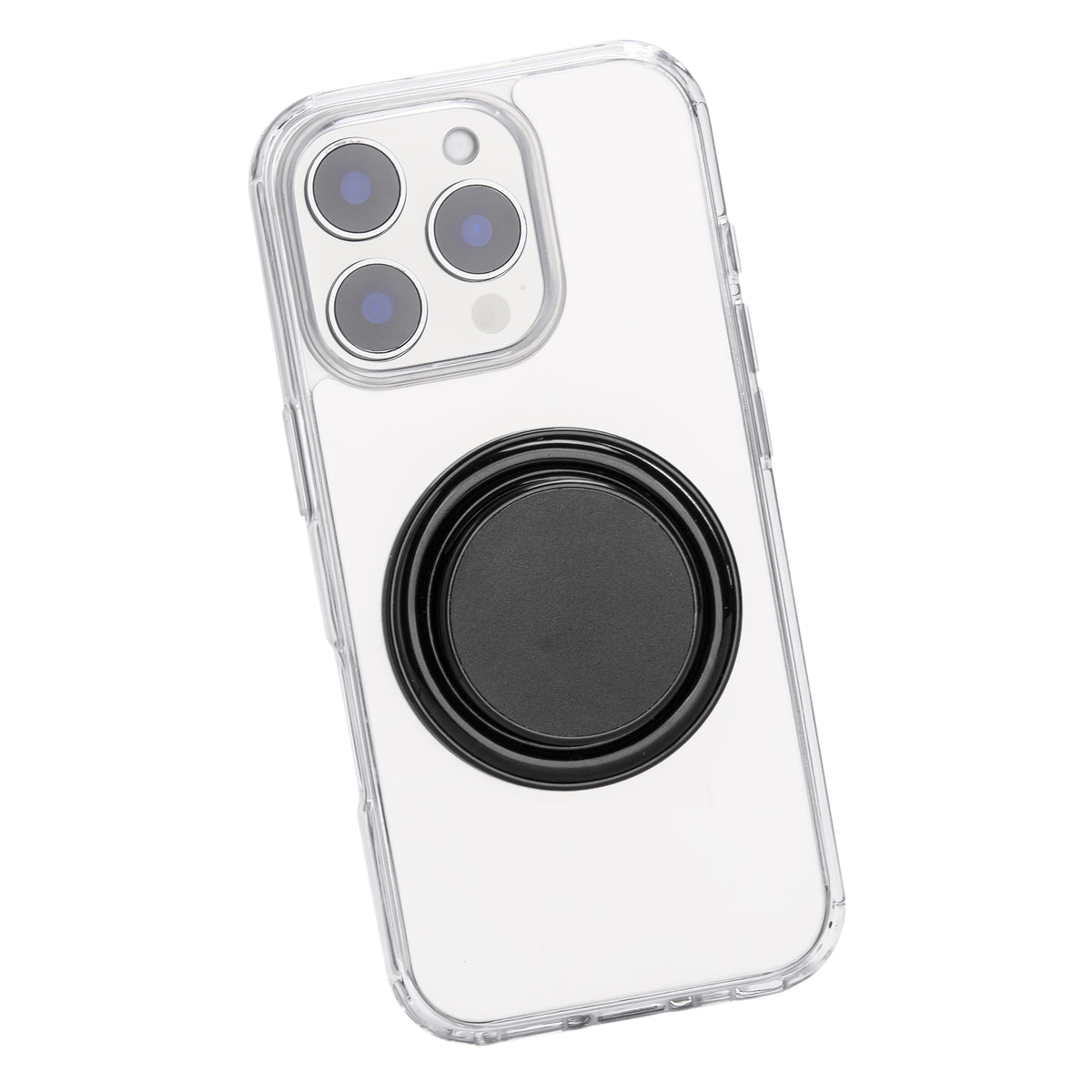 FAB POPS MagSafe Phone Grip, Black, Includes Magnetic Ring