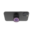 FAB POPS Magnetic Phone Grip and Stand with Built-In Magnets, Purple Mandala