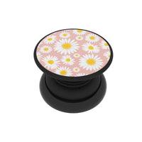 FAB POPS Magnetic Phone Grip and Stand with Built-In Magnets, Daisies