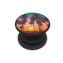 Magnetic Phone Grip and Stand with Built-In Magnets, Sunset Design