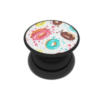 FAB POPS Magnetic Phone Grip and Stand with Built-In Magnets, Donuts