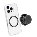 FAB POPS MagSafe Phone Grip, Black, Includes Magnetic Ring