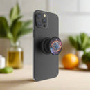 FAB POPS Magnetic Phone Grip and Stand with Built-In Magnets, Nebula
