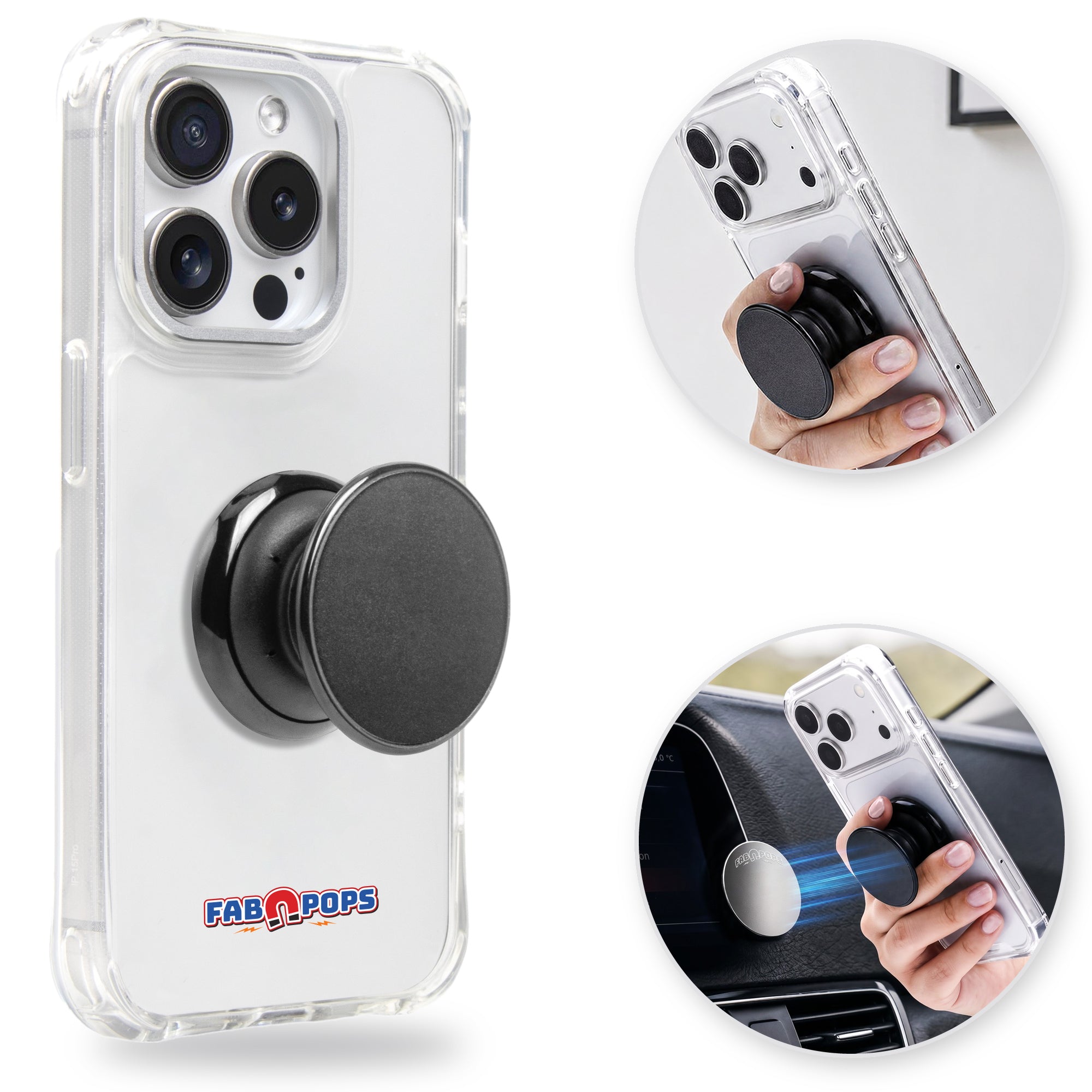 FAB POPS® Universal Collapsible Magnetic Mount & Grip